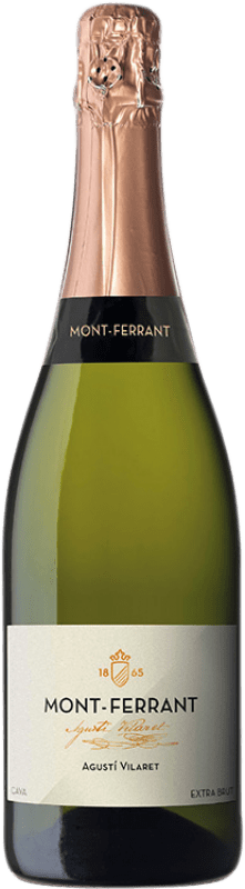 33,95 € Envío gratis | Espumoso Blanco Mont-Ferrant Agusti Vilaret Brut Reserva D.O. Cava Cataluña España Macabeo, Xarel·lo, Chardonnay, Parellada 75 cl