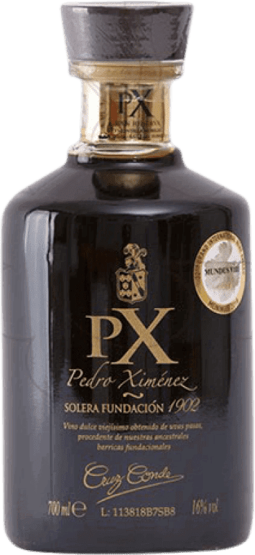 61,95 € Spedizione Gratuita | Vino Liquoroso Cruz Conde Fundación Solera Riserva D.O. Montilla-Moriles Andalucía y Extremadura Spagna Pedro Ximénez 70 cl