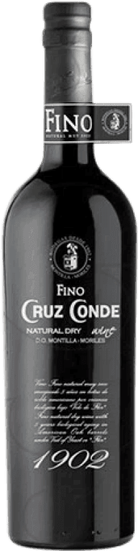 5,95 € 免费送货 | 强化酒 Cruz Conde Fino D.O. Montilla-Moriles Andalucía y Extremadura 西班牙 Palomino Fino 瓶子 75 cl