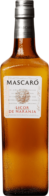 21,95 € Kostenloser Versand | Triple Sec Mascaró Gran Licor de Naranja Spanien Flasche 70 cl
