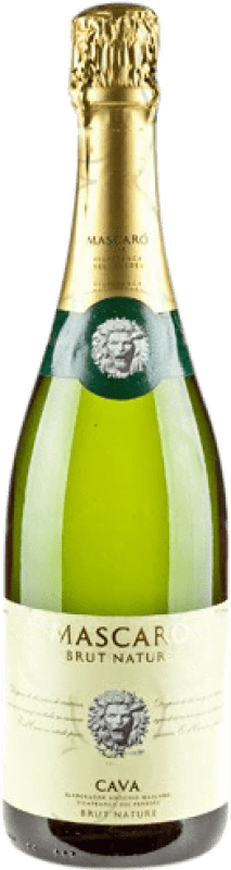 16,95 € 免费送货 | 白起泡酒 Mascaró Brut Nature 预订 D.O. Cava 加泰罗尼亚 西班牙 Macabeo, Parellada 瓶子 75 cl