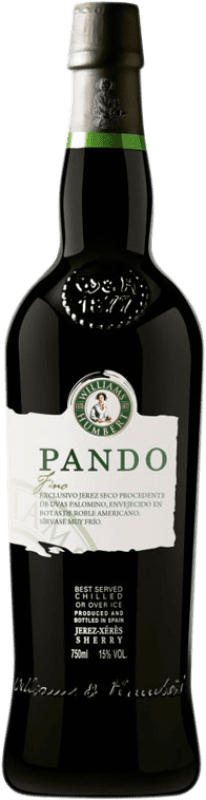 9,95 € Free Shipping | Fortified wine Williams & Humbert Pando Fino D.O. Jerez-Xérès-Sherry Andalucía y Extremadura Spain Palomino Fino Bottle 75 cl