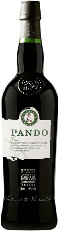 9,95 € Бесплатная доставка | Креплёное вино Williams & Humbert Pando D.O. Jerez-Xérès-Sherry Andalucía y Extremadura Испания Palomino Fino 75 cl