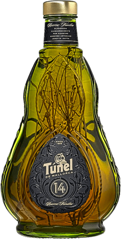 21,95 € 免费送货 | 利口酒 Antonio Nadal Tunel Hierbas 14 Reserva Familiar 预订 西班牙 瓶子 70 cl
