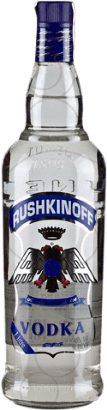 16,95 € Free Shipping | Vodka Antonio Nadal Rushkinoff Blue Label Spain Bottle 1 L