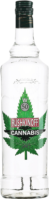 16,95 € Envio grátis | Vodca Antonio Nadal Rushkinoff Cannabis Espanha Garrafa 1 L