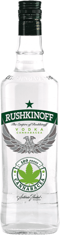 17,95 € 免费送货 | 伏特加 Antonio Nadal Rushkinoff Cannabis 西班牙 瓶子 1 L