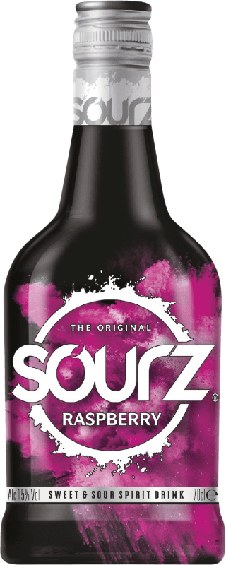 13,95 € Kostenloser Versand | Liköre Suntory Sourz Raspberry Großbritannien Flasche 70 cl