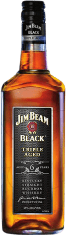 27,95 € Envio grátis | Whisky Blended Suntory Jim Beam Black Reserva Estados Unidos Garrafa 70 cl