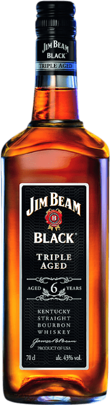 28,95 € Envío gratis | Whisky Blended Suntory Jim Beam Black — Edición Negra Reserva Estados Unidos 70 cl