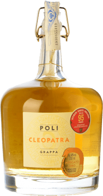 51,95 € Envio grátis | Aguardente Grappa Poli Cleopatra Moscato Oro Itália Garrafa 70 cl