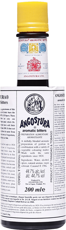 17,95 € Envío gratis | Licores Angostura Aromatic Bitters Trinidad y Tobago Botellín 20 cl