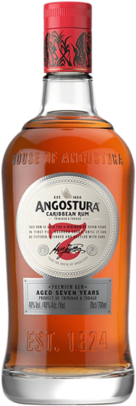 29,95 € 免费送货 | 朗姆酒 Angostura Gran Añejo 特立尼达和多巴哥 瓶子 70 cl