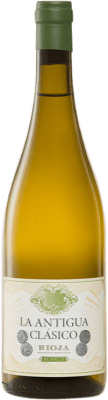 27,95 € Free Shipping | White wine Vinos del Atlántico La Antigua Clásico D.O.Ca. Rioja The Rioja Spain Viura, Grenache White, Tempranillo White Bottle 75 cl