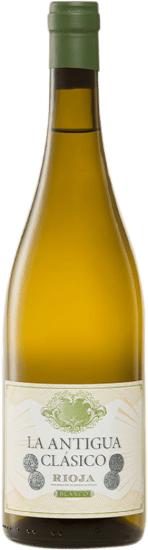 25,95 € Kostenloser Versand | Weißwein Vinos del Atlántico La Antigua Klassisch D.O.Ca. Rioja La Rioja Spanien Tempranillo, Garnacha — Grenache, Viura Flasche 75 cl