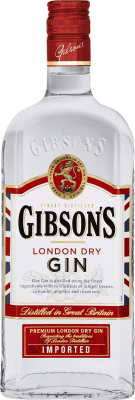 11,95 € 免费送货 | 金酒 Bardinet Gibson's Gin 英国 瓶子 70 cl
