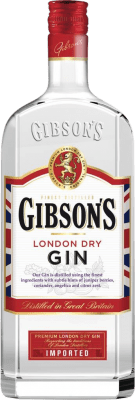 15,95 € 免费送货 | 金酒 Bardinet Gibson's Gin 英国 瓶子 1 L