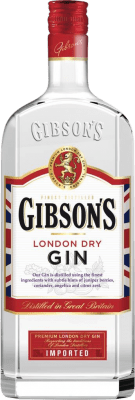 16,95 € Kostenloser Versand | Genever Gin Bardinet Gibson's Großbritannien 1 L