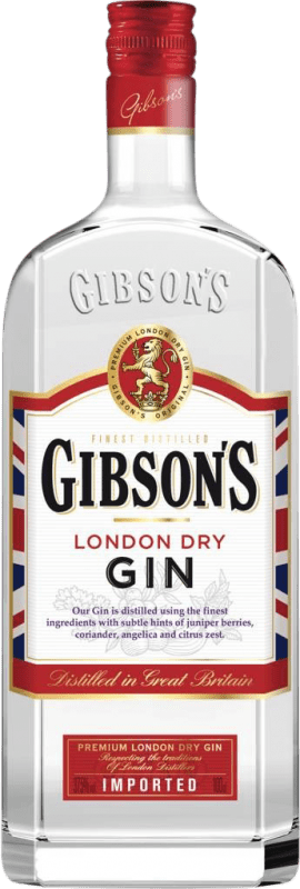 16,95 € Kostenloser Versand | Genever Gin Bardinet Gibson's Großbritannien Flasche 1 L