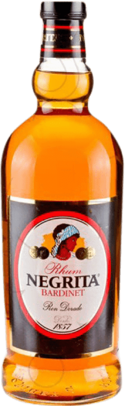 35,95 € Kostenloser Versand | Rum Bardinet Negrita Añejo — Gereift Dominikanische Republik Spezialflasche 2 L