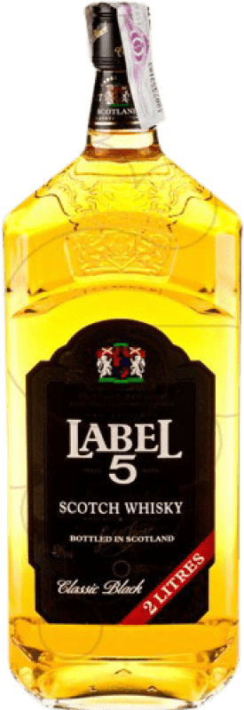 41,95 € Kostenloser Versand | Blended Whisky Bardinet Label Großbritannien 5 Jahre Spezialflasche 2 L