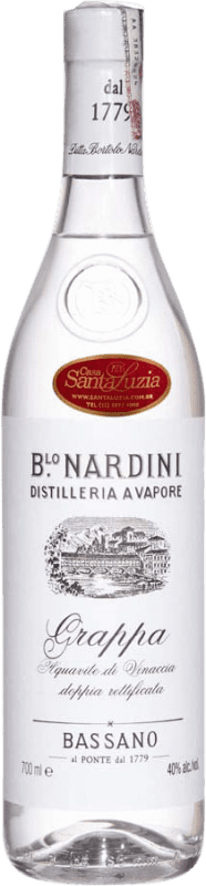19,95 € Envío gratis | Grappa Bortolo Nardini 40º Italia Botella 70 cl