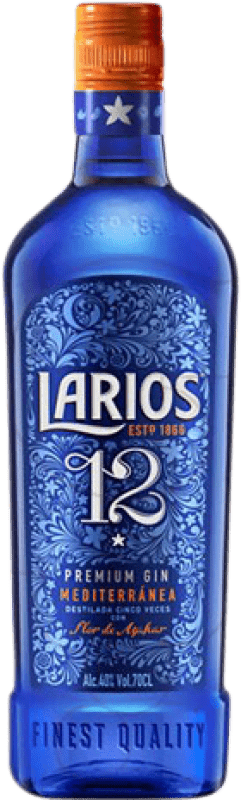 107,95 € 免费送货 | 金酒 Gin Larios 12 Botánicos Premium — 高端, Mediterranean — 地中海风味 西班牙 特殊瓶 3 L Flor de Azahar — 橙花