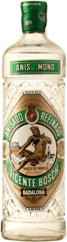 31,95 € Free Shipping | Aniseed Liqueur Anís del Mono Seco — Dry Spain Bottle 1 L