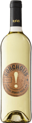 6,95 € 送料無料 | 白ワイン 1968 Córcholis 若い D.O. Penedès カタロニア スペイン Macabeo, Xarel·lo, Chardonnay ボトル 75 cl