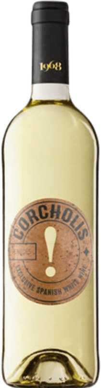 6,95 € Envio grátis | Vinho branco 1968 Córcholis Jovem D.O. Penedès Catalunha Espanha Macabeo, Xarel·lo, Chardonnay Garrafa 75 cl