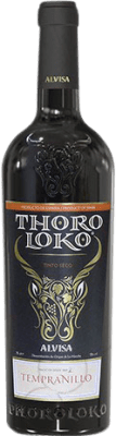 5,95 € Spedizione Gratuita | Vino Rosso Alvisa Thoro Loko D.O. La Mancha Castilla la Mancha y Madrid Spagna Tempranillo 75 cl