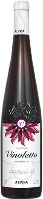 3,95 € Free Shipping | Red Wine Alvisa Vinoletto Semiseco — Semi Dry Young D.O. La Mancha Castilla la Mancha y Madrid Spain Garnacha — Grenache Bottle 75 cl