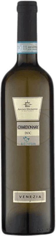 9,95 € Бесплатная доставка | Белое вино Anno Domini Vegan молодое D.O.C. Italy Италия Chardonnay — Шардоне 75 cl