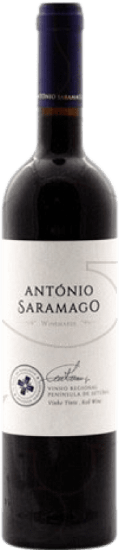 7,95 € Бесплатная доставка | Красное вино Antonio Saramago Colheita старения I.G. Portugal Португалия Castelao бутылка 75 cl