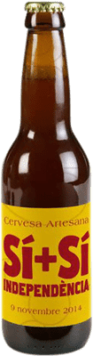 2,95 € Free Shipping | Beer Apats Si + Si Independencia Spain One-Third Bottle 33 cl