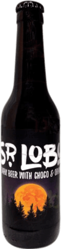 2,95 € 送料無料 | ビール Barcelona Beer Sr. Lobo Sweet Stout — スタウト スペイン 1/3ボトル 33 cl Chocolat — チョコレート, Orange — オレンジ