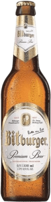 2,95 € Free Shipping | Beer Bitburger Germany One-Third Bottle 33 cl