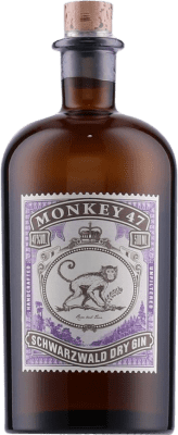 49,95 € 免费送货 | 金酒 Black Forest Monkey 47 Schwarzwald Dry Gin 德国 瓶子 Medium 50 cl