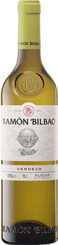 8,95 € Free Shipping | White wine Ramón Bilbao Young D.O. Rueda Castilla y León Spain Verdejo Bottle 75 cl