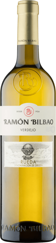 18,95 € Kostenloser Versand | Weißwein Ramón Bilbao Jung D.O. Rueda Kastilien und León Spanien Verdejo Magnumflasche 1,5 L