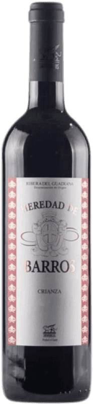 6,95 € Free Shipping | Red wine San Marcos Heredad de Barros Aged D.O. Ribera del Guadiana Andalucía y Extremadura Spain Tempranillo Bottle 75 cl
