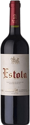 6,95 € Free Shipping | Red wine Ayuso Estola Aged D.O. La Mancha Castilla la Mancha y Madrid Spain Bottle 75 cl