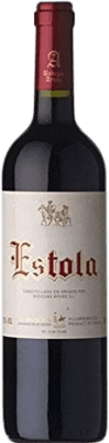 6,95 € Kostenloser Versand | Rotwein Ayuso Estola Crianza — Kurze Fassreifung D.O. La Mancha Castilla la Mancha y Madrid Spanien Flasche 75 cl