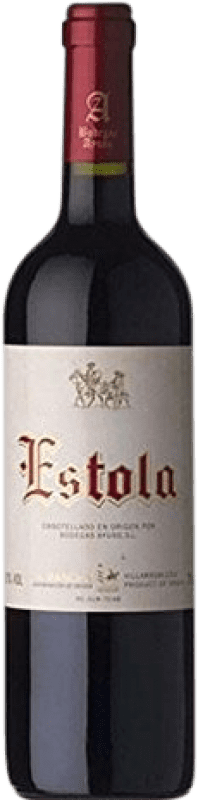 6,95 € Kostenloser Versand | Rotwein Ayuso Estola Alterung D.O. La Mancha Castilla la Mancha y Madrid Spanien Flasche 75 cl