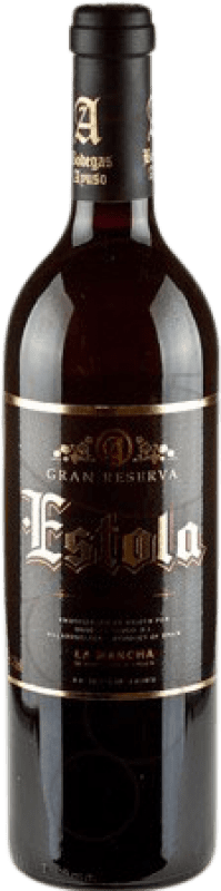 12,95 € Free Shipping | Red Wine Ayuso Estola Grand Reserve — Long Barrel-Aged D.O. La Mancha Castilla la Mancha y Madrid Spain Bottle 75 cl