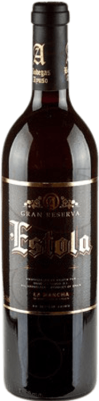12,95 € Envoi gratuit | Vin rouge Ayuso Estola Grande Réserve D.O. La Mancha Castilla la Mancha y Madrid Espagne Bouteille 75 cl