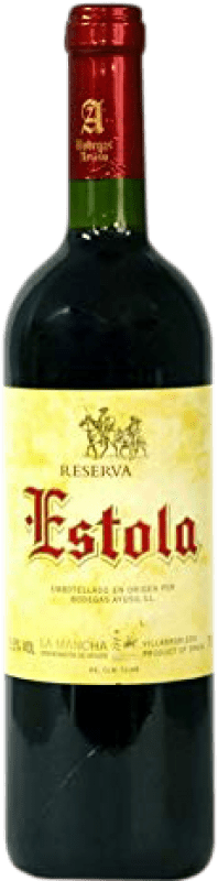 6,95 € 送料無料 | 赤ワイン Ayuso Estola 予約 D.O. La Mancha Castilla la Mancha y Madrid スペイン ボトル 75 cl