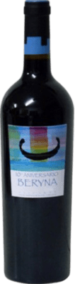 8,95 € 免费送货 | 红酒 Bernabé Navarro Beryna D.O. Alicante Levante 西班牙 Tempranillo, Merlot, Syrah, Cabernet Sauvignon, Monastrell 瓶子 75 cl