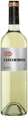 8,95 € 免费送货 | 白酒 Carramimbre 年轻的 D.O. Rueda 卡斯蒂利亚莱昂 西班牙 Verdejo 瓶子 75 cl