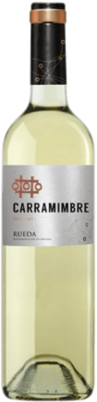 7,95 € Spedizione Gratuita | Vino bianco Carramimbre Giovane D.O. Rueda Castilla y León Spagna Verdejo Bottiglia 75 cl